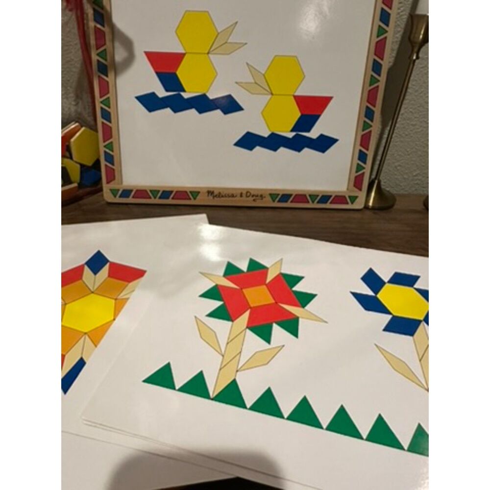 Melissa Doug Magnetic Pattern Block Kit - Picture 4 of 9
